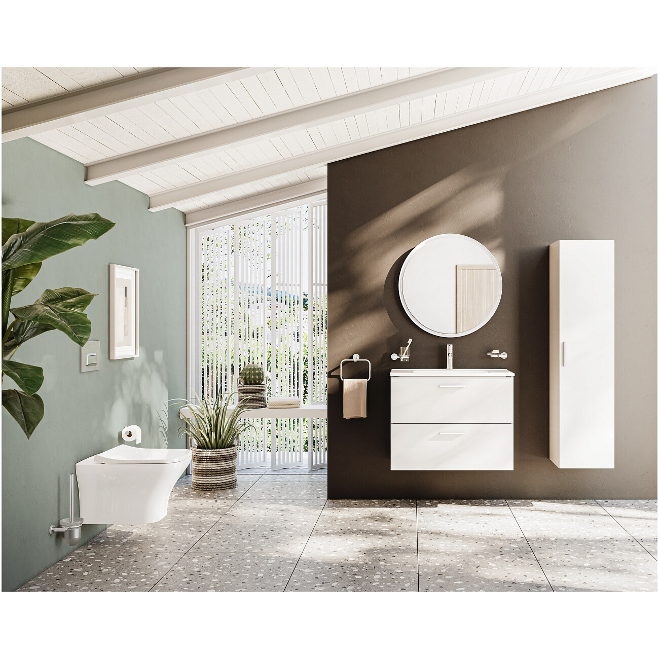 Унитаз подвесной безободковый белый Vitra Zentrum Square 7484B003-0075 - изображение 5