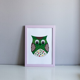 Постер Green Owl