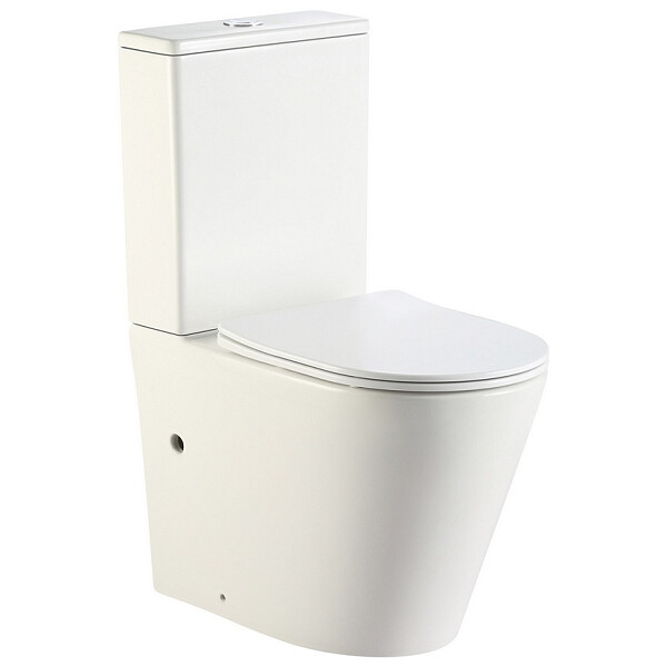 Унитаз напольный безободковый фарфоровый белый Triton Corso Pro CO-3906 Щ0000057974 - изображение 1