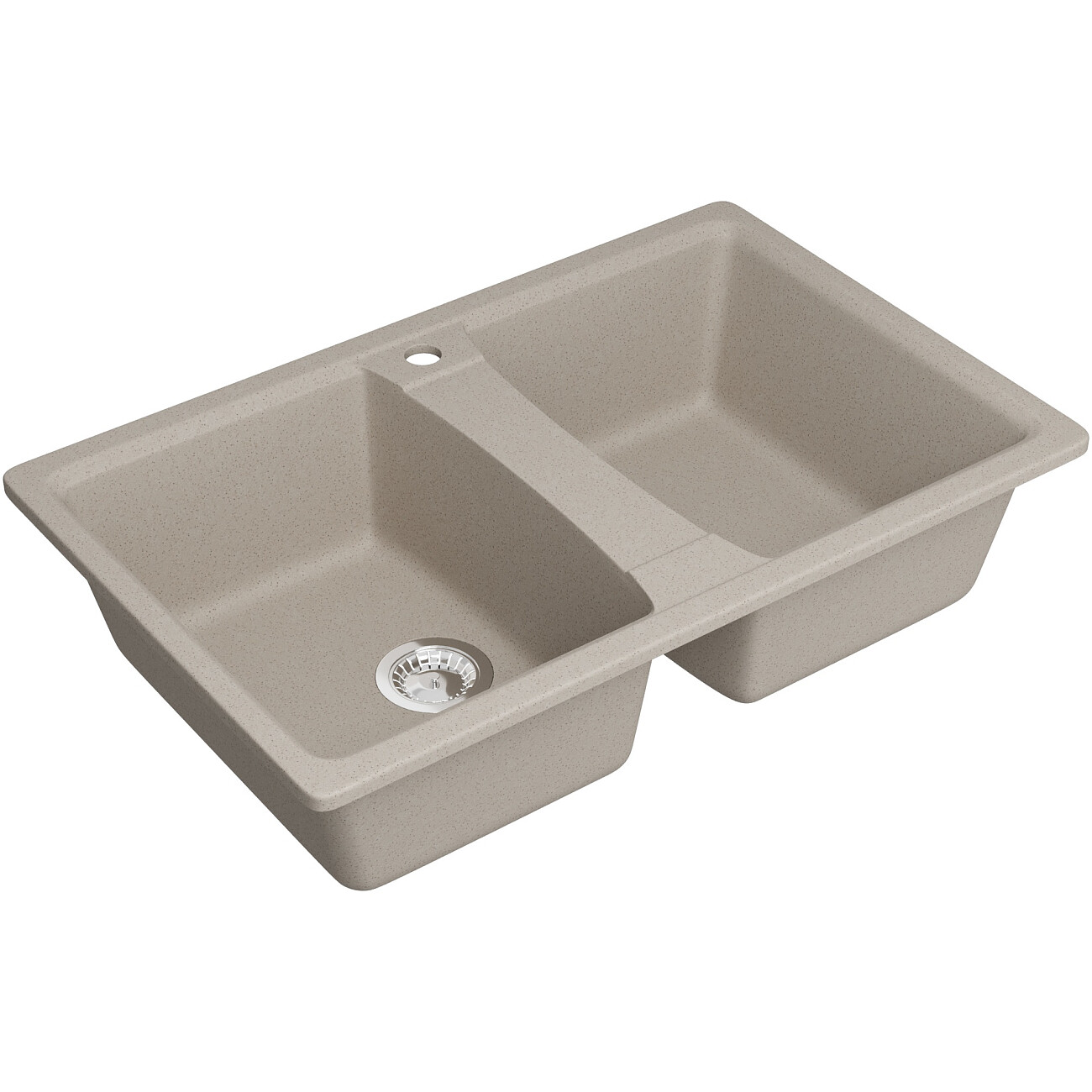 Мойка кухонная бежевая Domaci "Болонья" М-26-003 - изображение 9