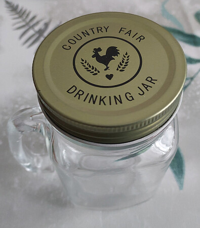 Кружка с крышкой Bormioli Rocco Drinking Jar