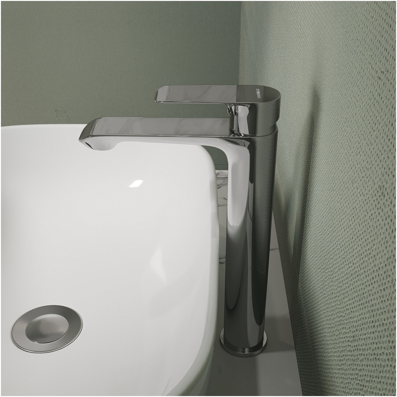 Смеситель для раковины однорычажный хром Stworki "Копенгаген" S42020CR - изображение 6