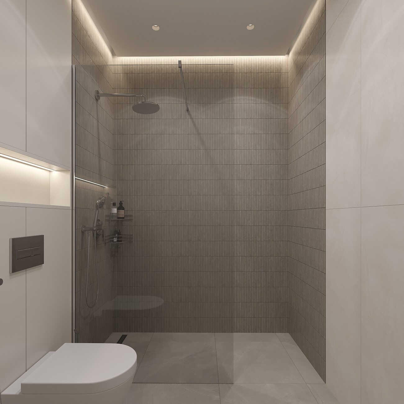 Душевая перегородка стеклянная 110х220 см хром Stworki "Берген" MV-BE ...