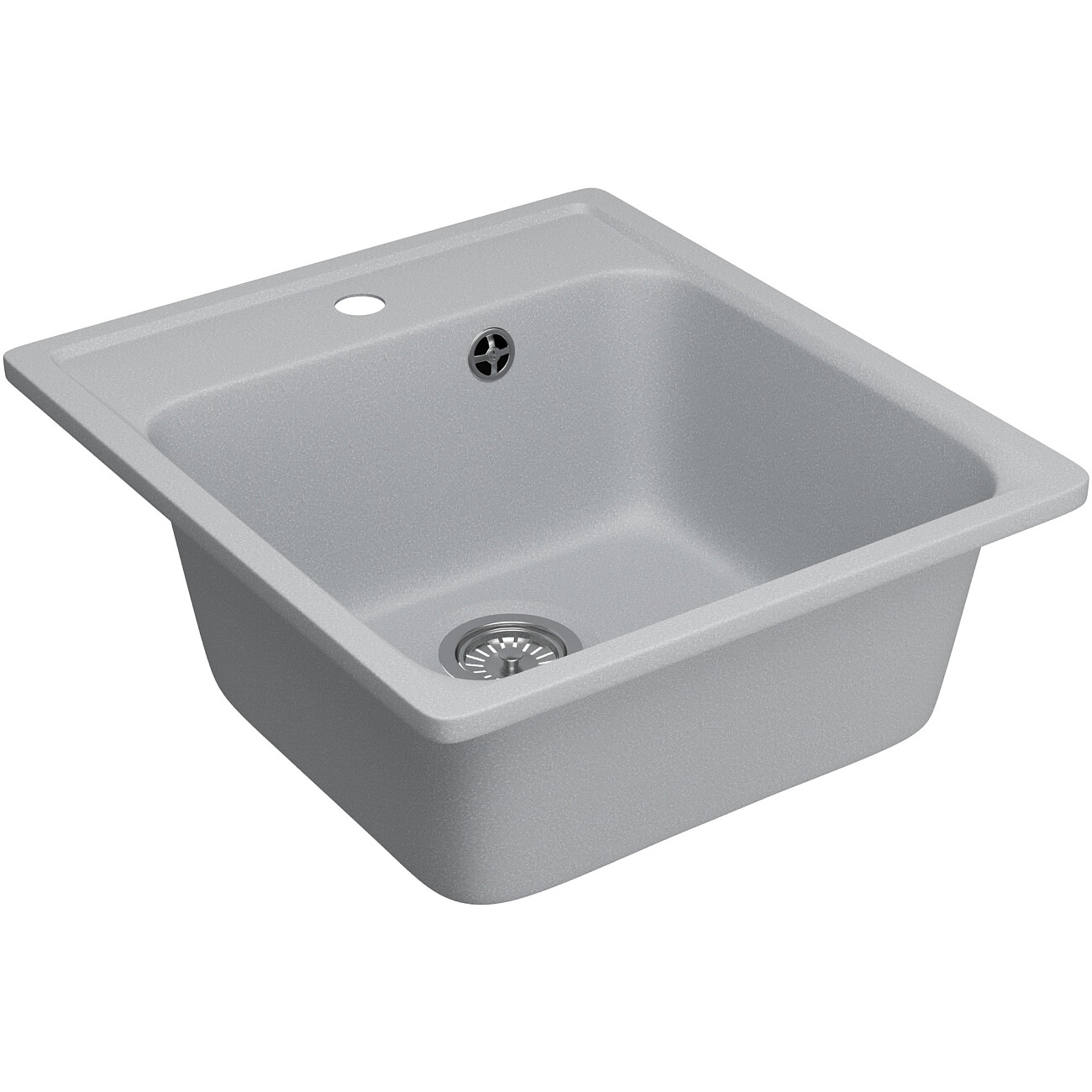 Мойка кухонная кварцевая платина Domaci "Савона" QB 430 - изображение 5