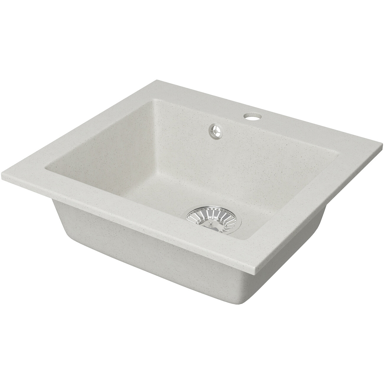 Мойка кухонная белая Domaci "Болонья" М-35-001 - изображение 9