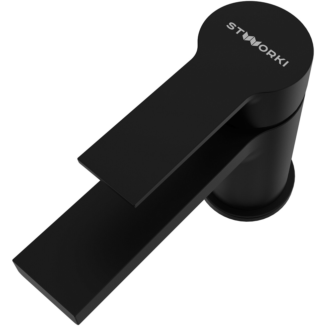 Смеситель для раковины однорычажный черный Stworki "Кронборг" S28010BK - изображение 10