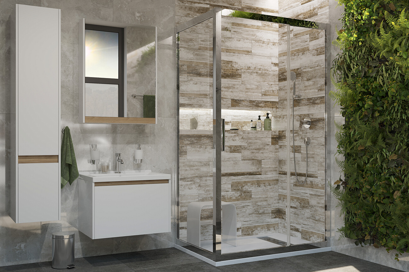 Душевая стойка с держателем хром Stworki "Дублин" HFDB91100 - изображение 8