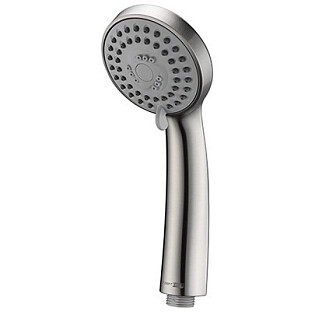 Лейка для ручного душа круглая с 3 режимами 8 см никель Wasserkraft A120