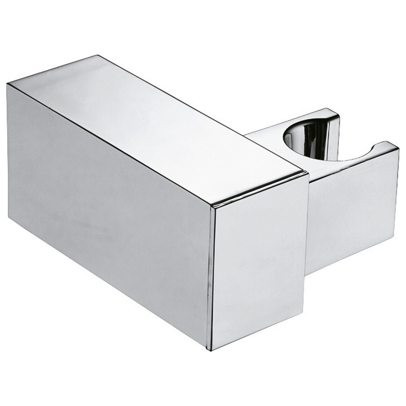 Держатель настенный поворотный для ручного душа прямоугольный хром Wasserkraft A011 - изображение 2