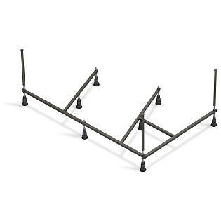 Рама для ванны стальная 160 см черная Cersanit Joanna K-RW-JOANNA*160n