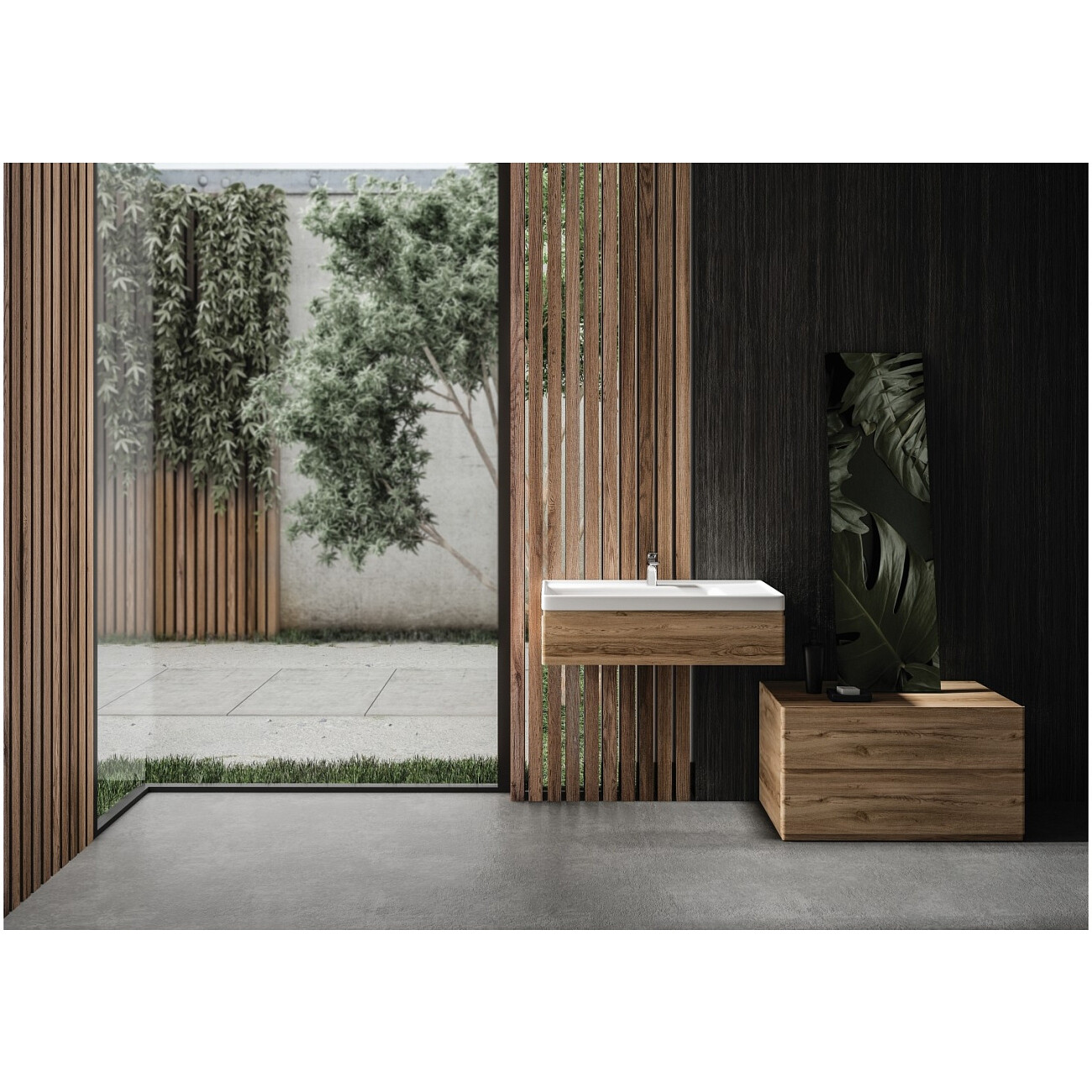 Раковина накладная керамическая прямоугольная 46х61 см белая Sanita Quadro 0118 - изображение 4