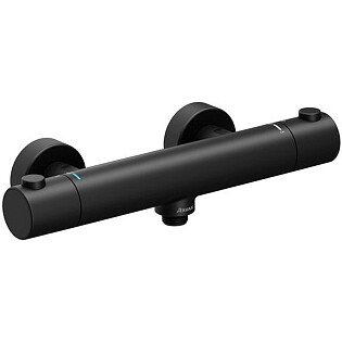 Смеситель для душа настенный термостатический черный Ravak Puri PU 033.20-150 X070188