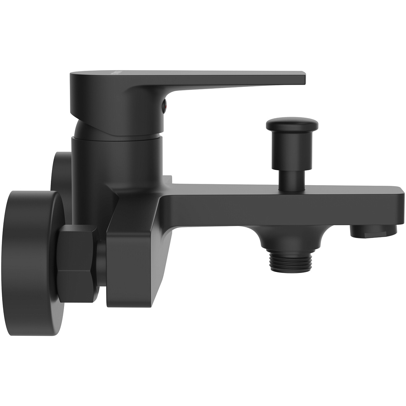 Смеситель для ванны с душем настенный черный Stworki "Берген" S21100BK - изображение 10