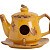 Aромолампа для эфирных масел желтая в виде чайника Candelero Yellow