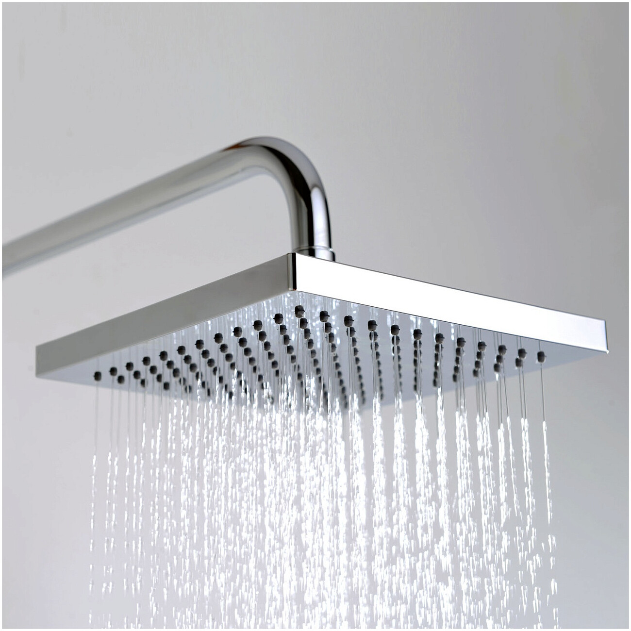 Душевая стойка с верхним душем и смесителем хром Wasserkraft A017 - изображение 3