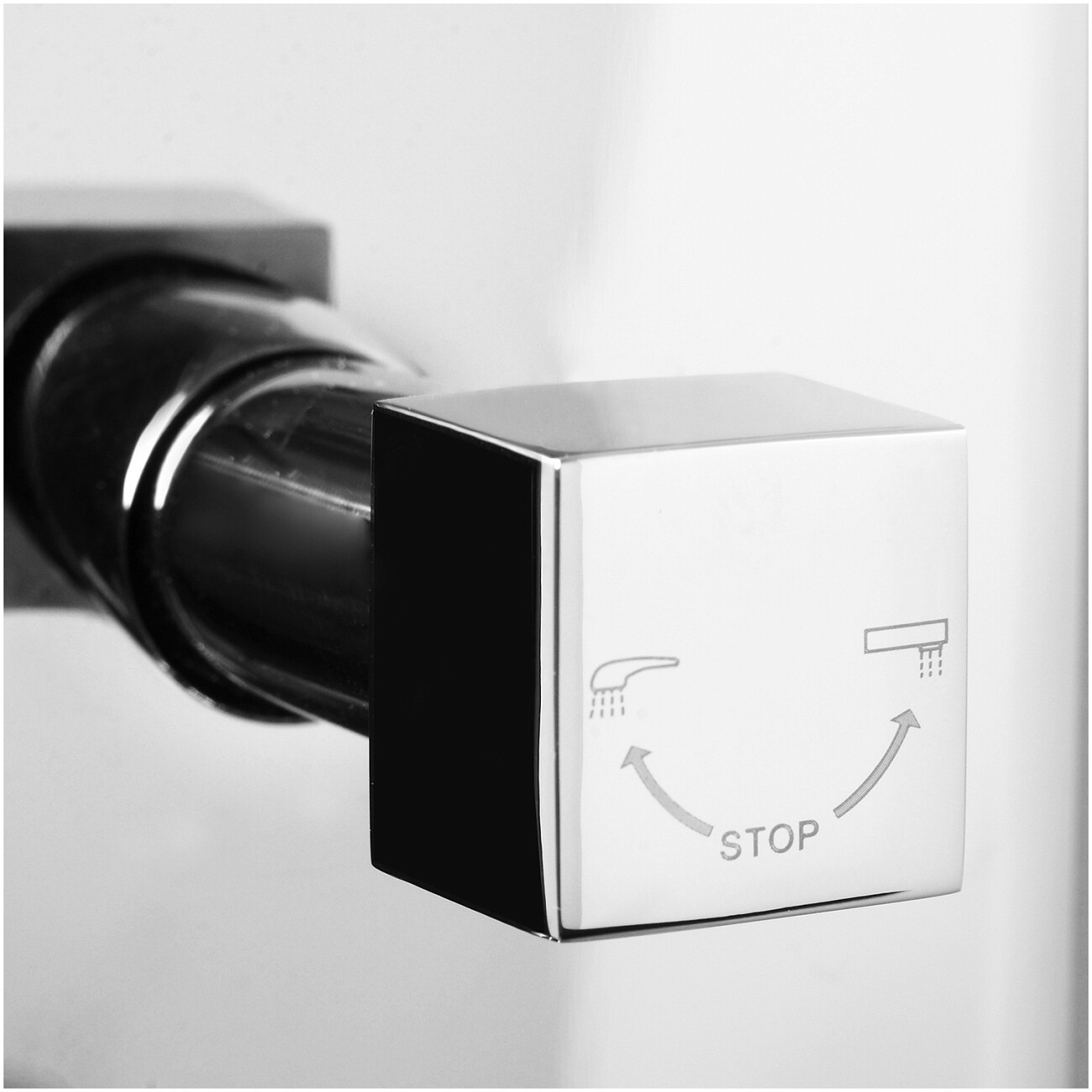 Смеситель для ванны и душа встраиваемый из латуни хром Wasserkraft 10641 - изображение 3