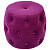Пуф с каретной стяжкой фиолетовый Passion