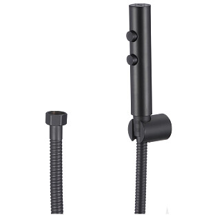 Гигиенический душ с держателем и шлангом черный D-Lin D61039-A