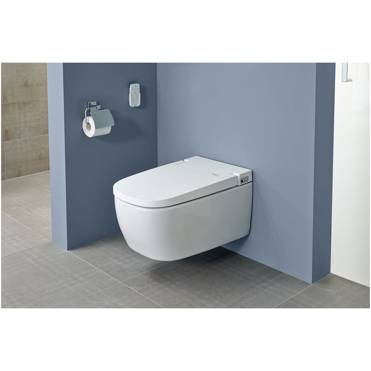 Унитаз подвесной с электронным управлением белый Vitra V-Care Comfort 5674B003-6194 - изображение 6