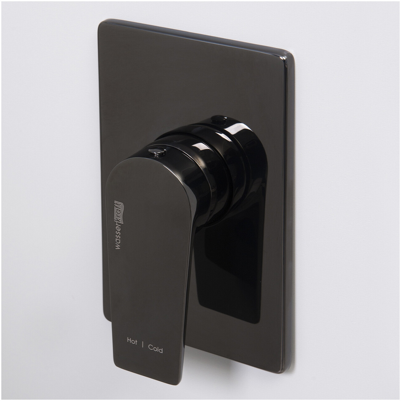 Смеситель для душа встраиваемый из латуни черный Wasserkraft 6651 - изображение 4