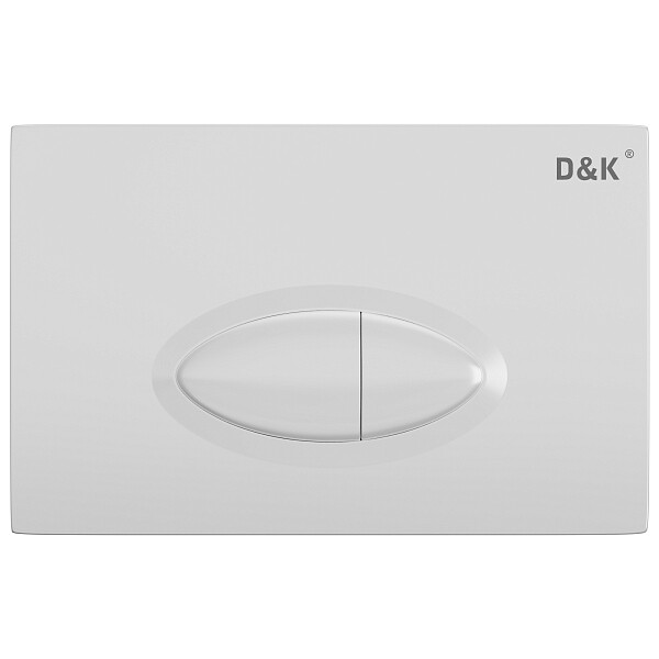 Клавиша смыва белая D&K Rhein.Marx DB1399016 - изображение 1