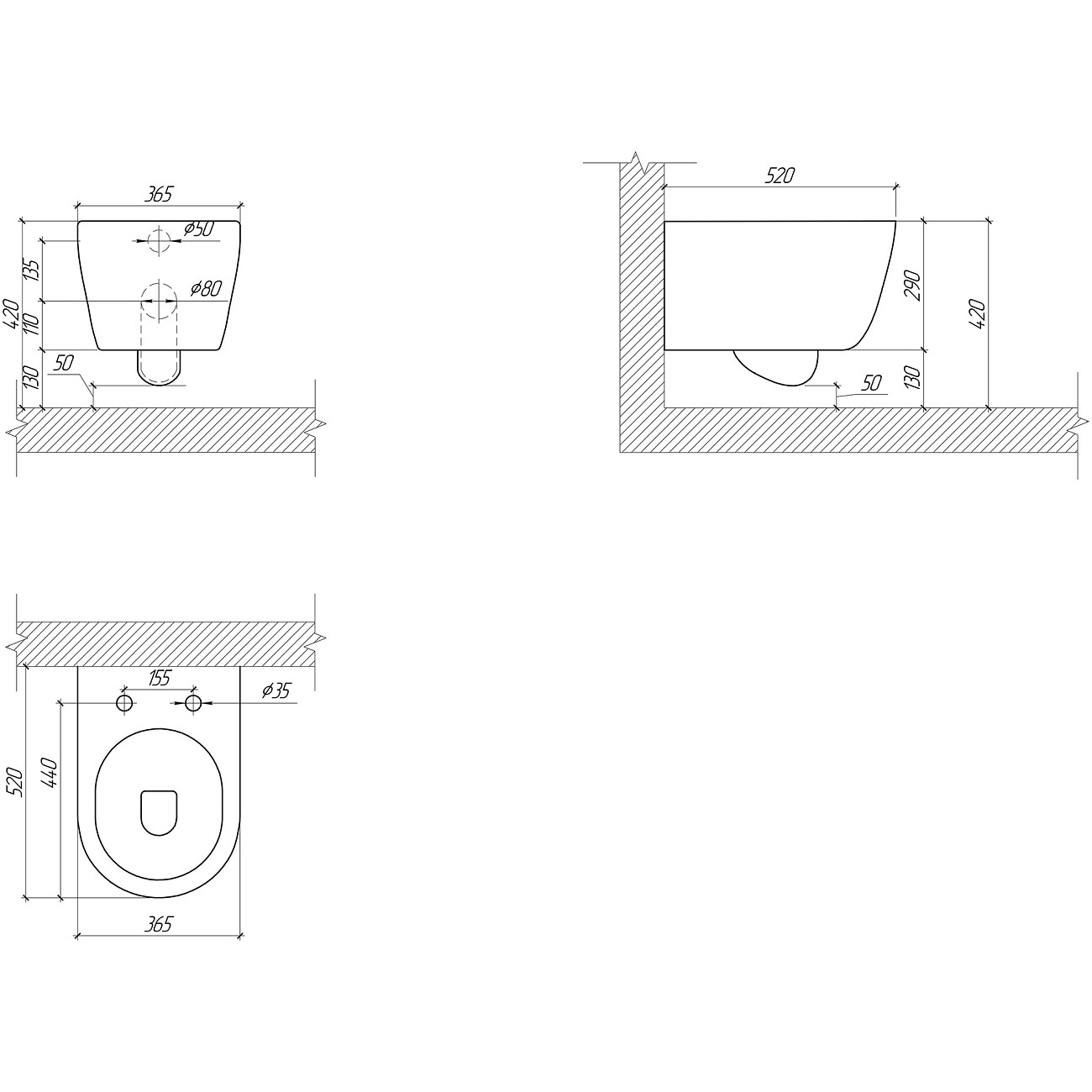 Унитаз с инсталляцией и кнопкой смыва Diwo "Коломна" 0700-ProLT 0026-2020-0044 - изображение 9