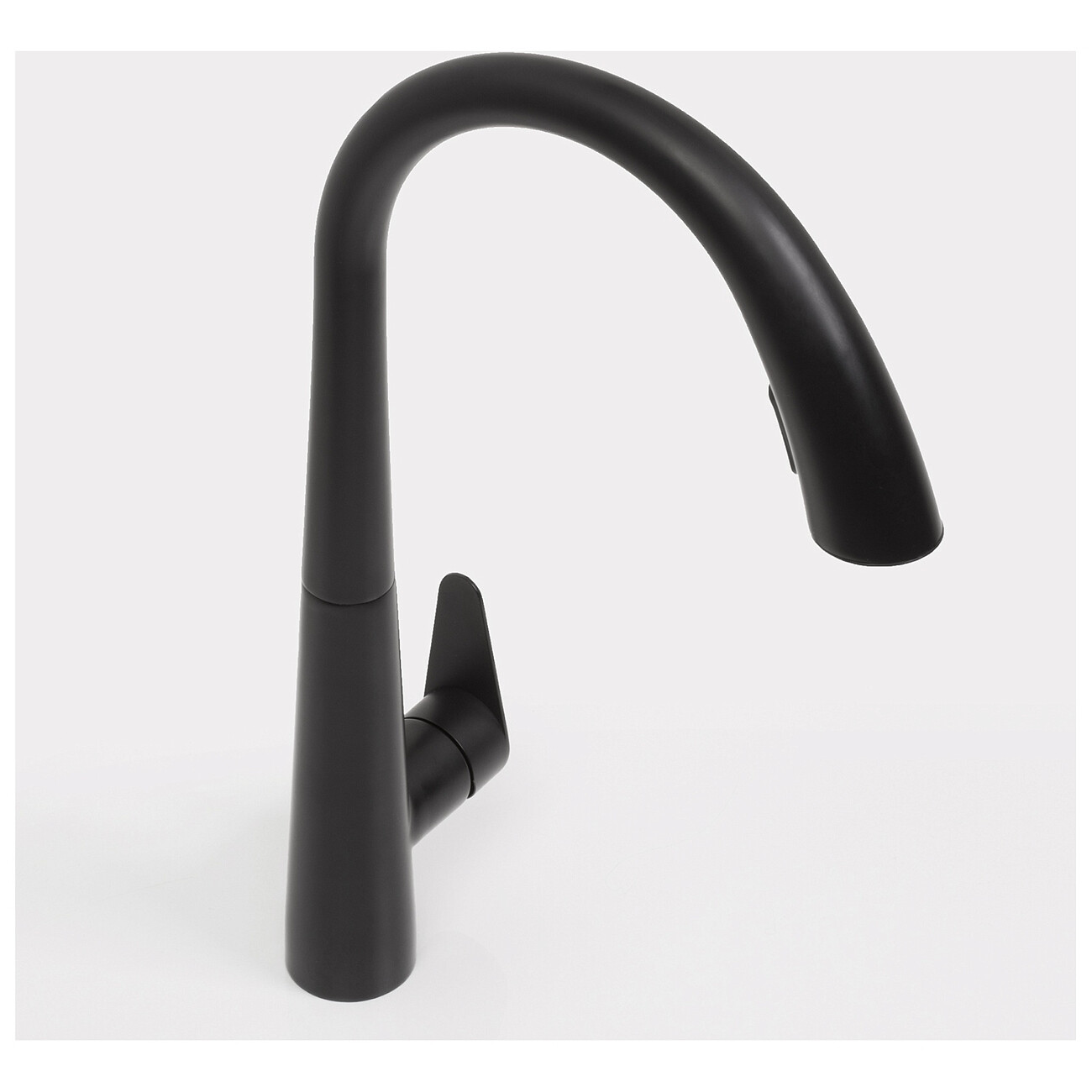 Смеситель для кухни из латуни черный Wasserkraft A8667 - изображение 4