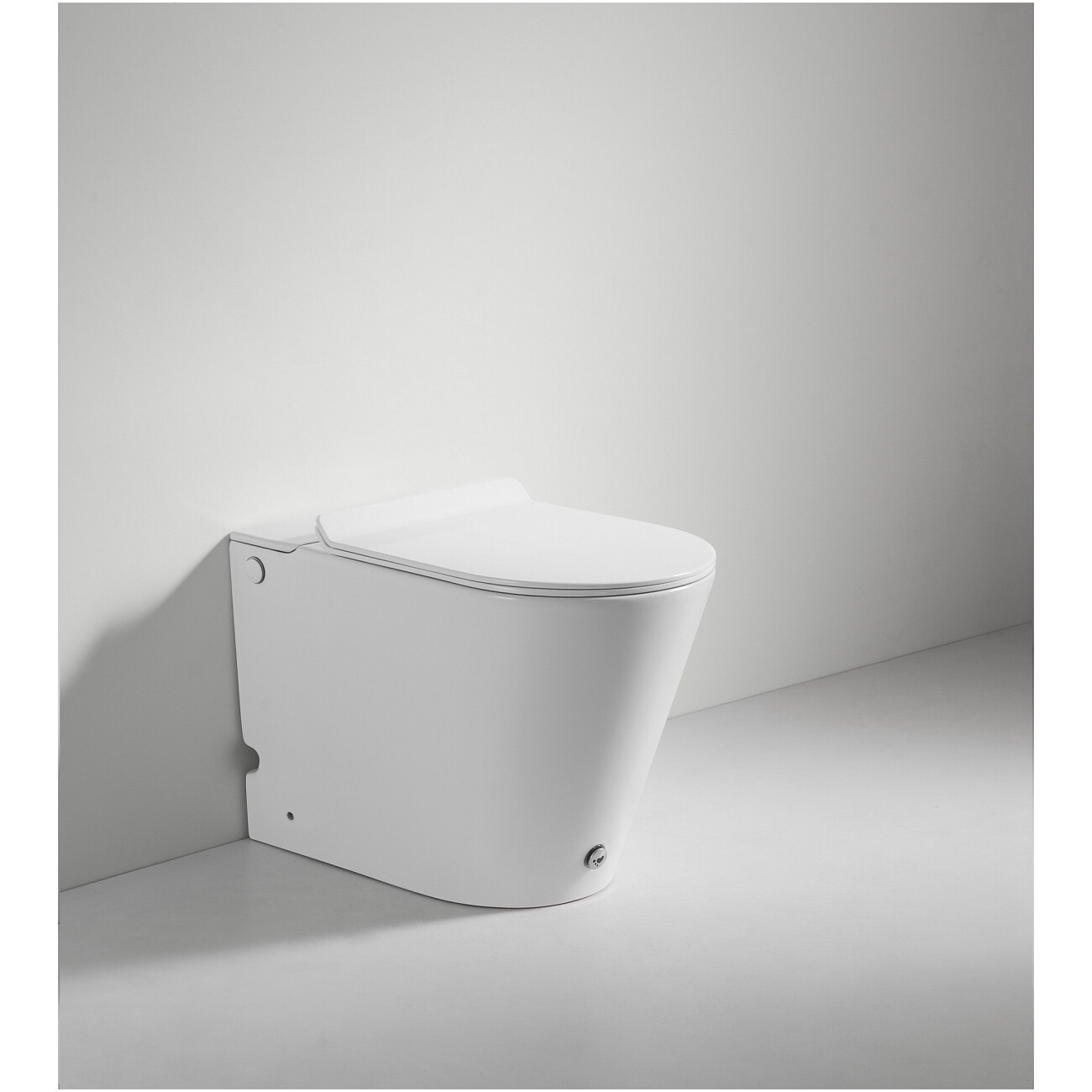 Унитаз приставной безободковый с импульсным смывом белый Cerutti SPA Argentera Pulse CT7267 - изображение 8