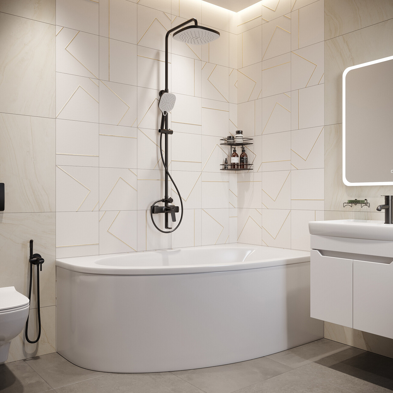 Ванна акриловая правая 90х160 см с каркасом белая Stworki "Ноттвиль" R SW2016090013R, SW5016090001 - изображение 9