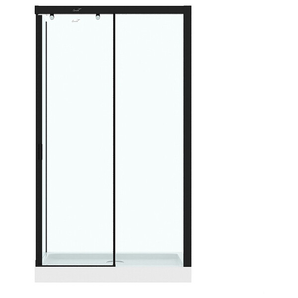 Душевой уголок прямоугольный правый 80x120 см черный Cerutti SPA Marbella 120B R - изображение 1
