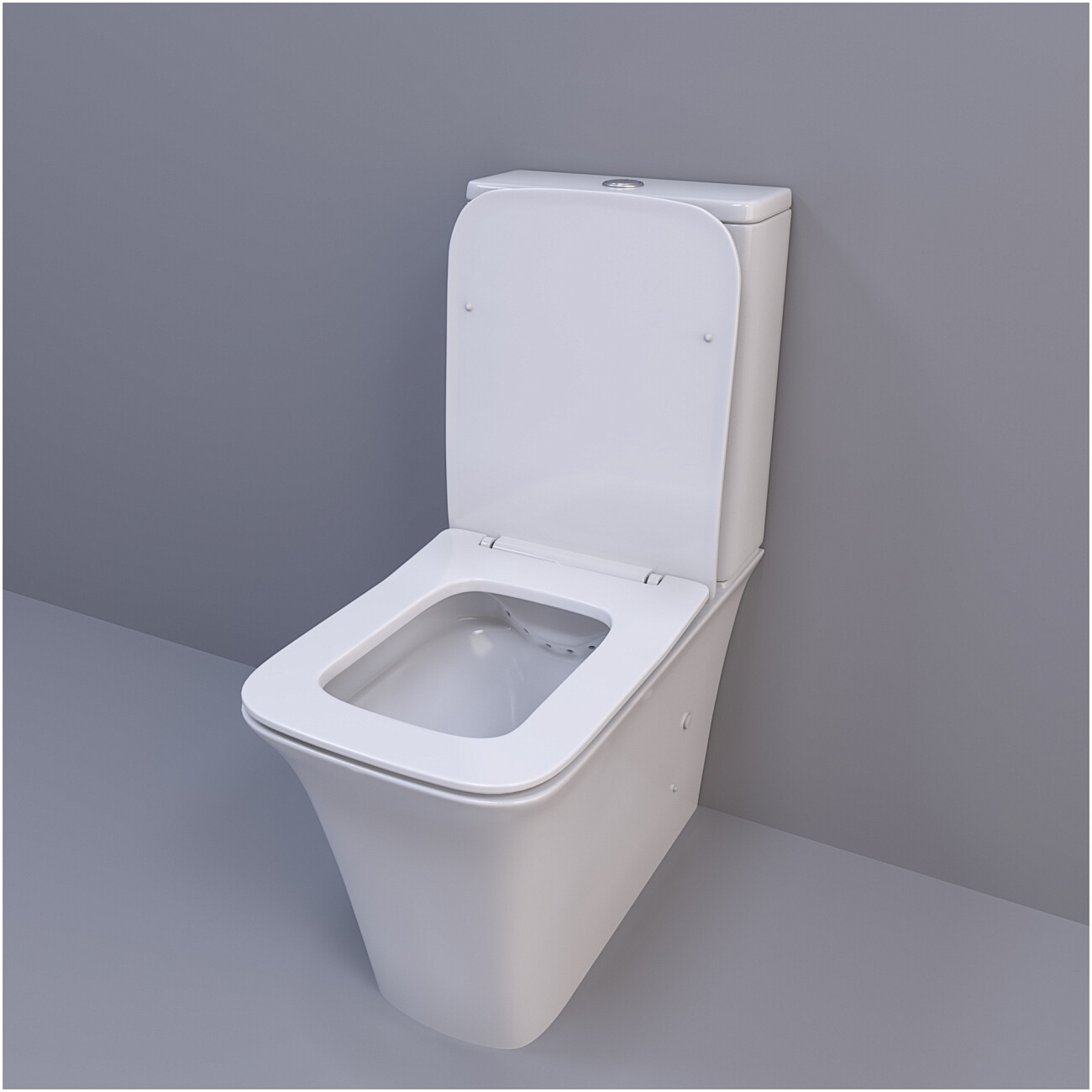 Унитаз напольный безободковый с сидениьем белый Cerutti SPA Arno CT7838 - изображение 7