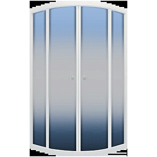 Душевой уголок 100х100 см белый Triton &quot;Лайт А. Градиент&quot; Щ0000040125