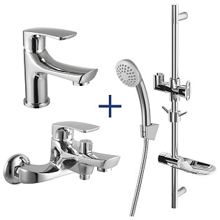 Душевой комплект хром Lemark Plus Shape LM1780C 3 в 1