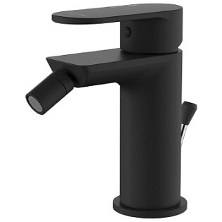 Смеситель для биде из латуни черный Wasserkraft 7406