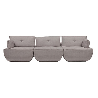 Диван прямой серый Dunder Sofa