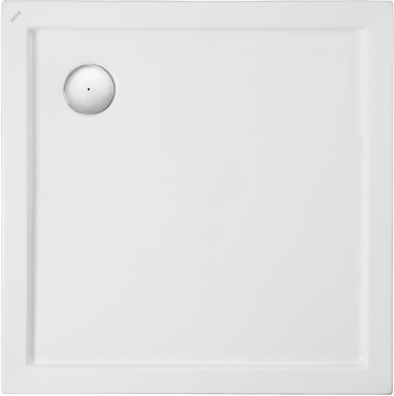 Душевой уголок 89х89 см с поддоном хром, прозрачный, белый Diwo "Анапа" - изображение 9