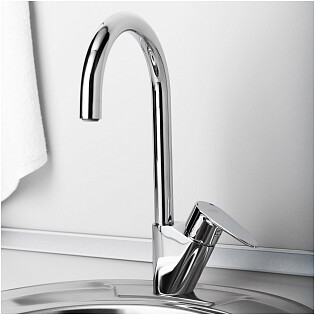 Смеситель для кухни из латуни хром Wasserkraft 3507