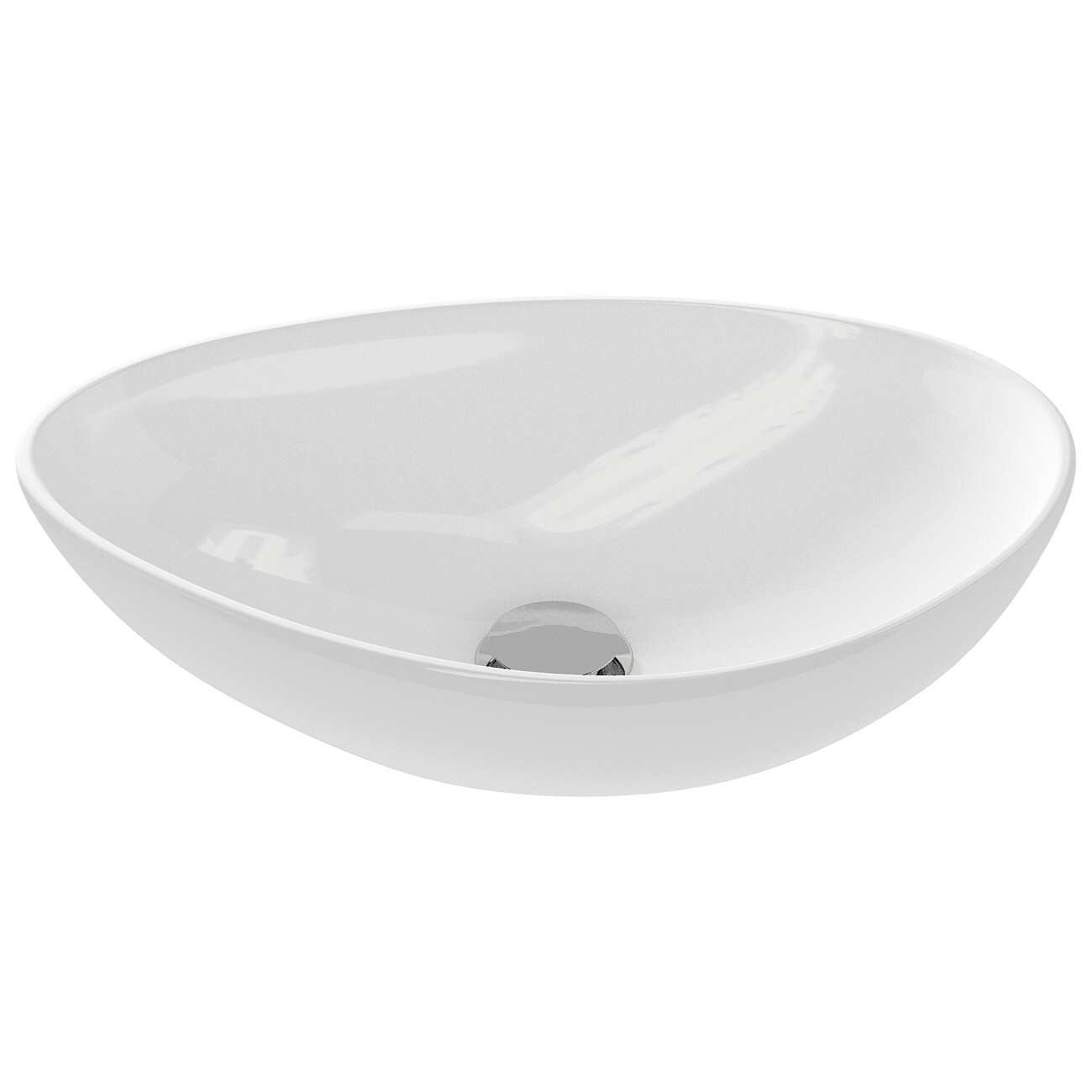 Раковина керамическая на столешницу Cersanit Moduo 55 Leaf 63571 - изображение 2