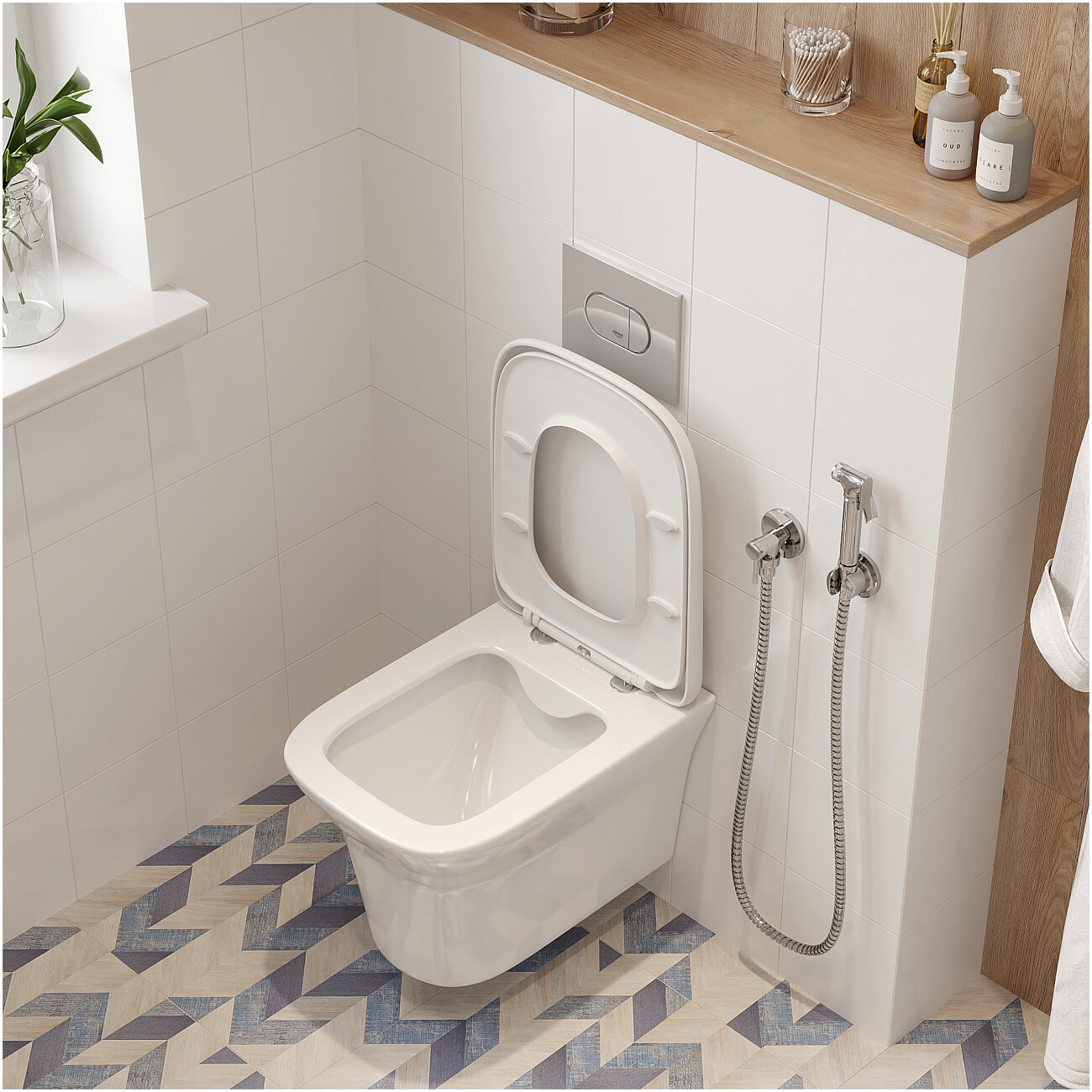 Унитаз подвесной безободковый белый Cerutti SPA Ami Aria CT8780 - изображение 9