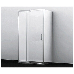 Душевой уголок прямоугольный 120х80 см хром Wasserkraft Berkel 48P25