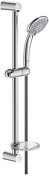Душевая стойка с держателем и мыльницей хром Vidima Fresh M3 BA212AA - изображение 1