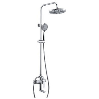Душевой комплект со смесителем для ванны хром Wasserkraft A16601