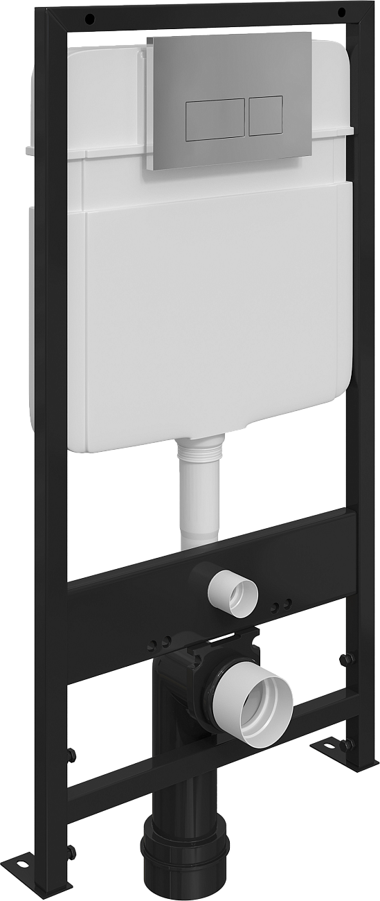 Кнопка смыва хром глянцевый Ewrika 0041 - изображение 7