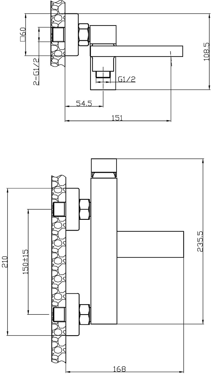 Смеситель универсальный для ванны с душем хром Stworki "Нюборг" NU-03cr - изображение 2