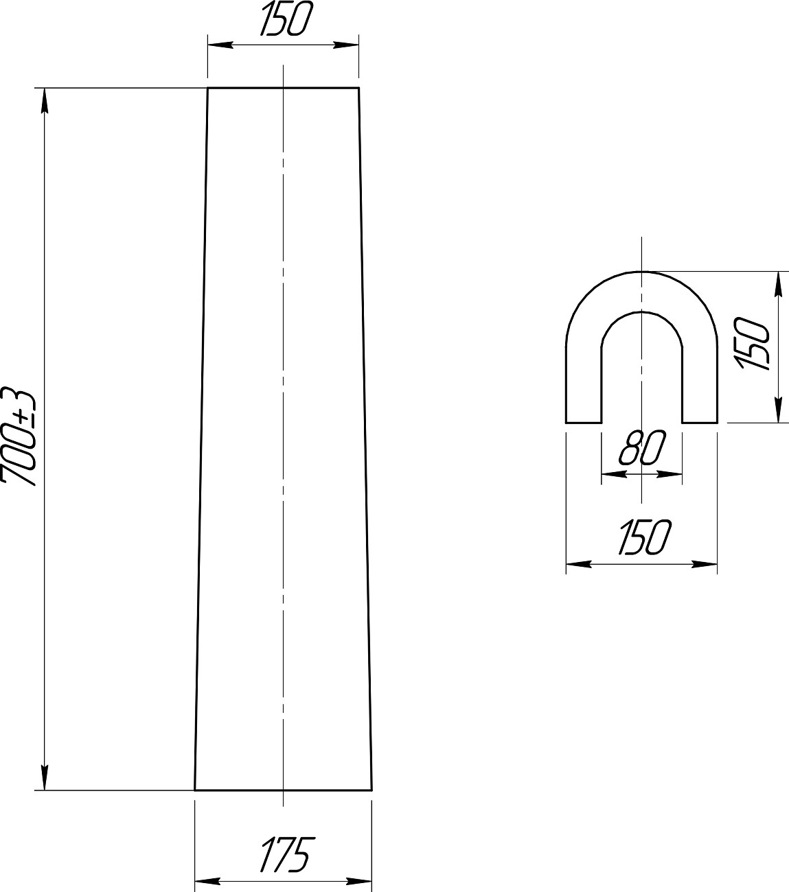Раковина угловая с пьедесталом белая Diwo "Псков" 0100 - изображение 3