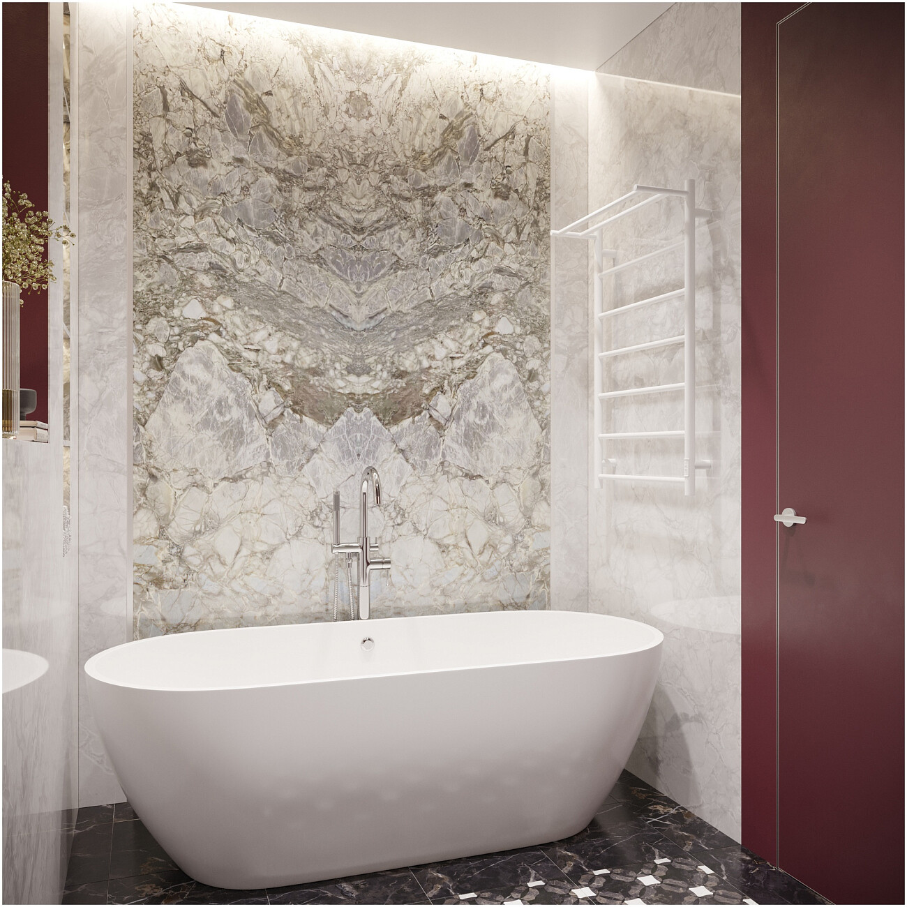 Полотенцесушитель электрический с полкой 100х60 см белый матовый Ewrika "Сафо" PN 4657812418446 - изображение 9