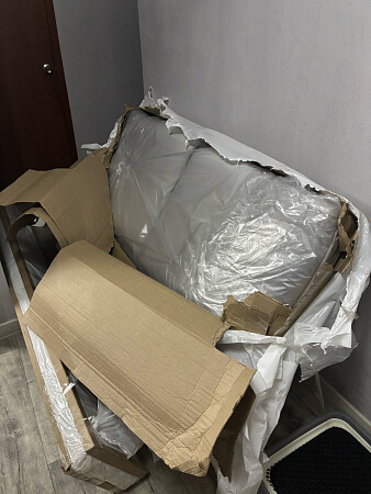 Кровать двуспальная с подъемным механизмом и ящиком для белья 160х200 жемчужно-серая Эстетика