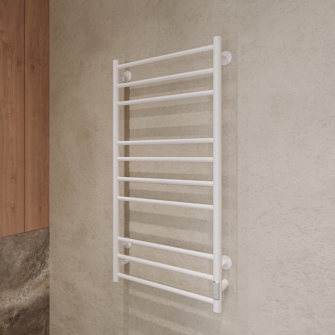 Полотенцесушитель электрический 100х50 см белый Ewrika "Сафо" АС3 4657763847630 - изображение 6
