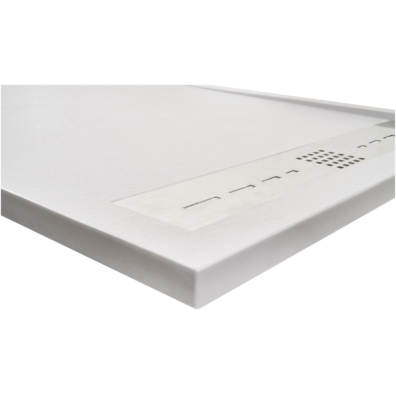 Душевой поддон из искусственного камня прямоугольный 80х140 см серый Creto Scala 3-0015 - изображение 4