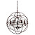 Люстра Foucault's Orb Crystal (64*60*50) коричневая